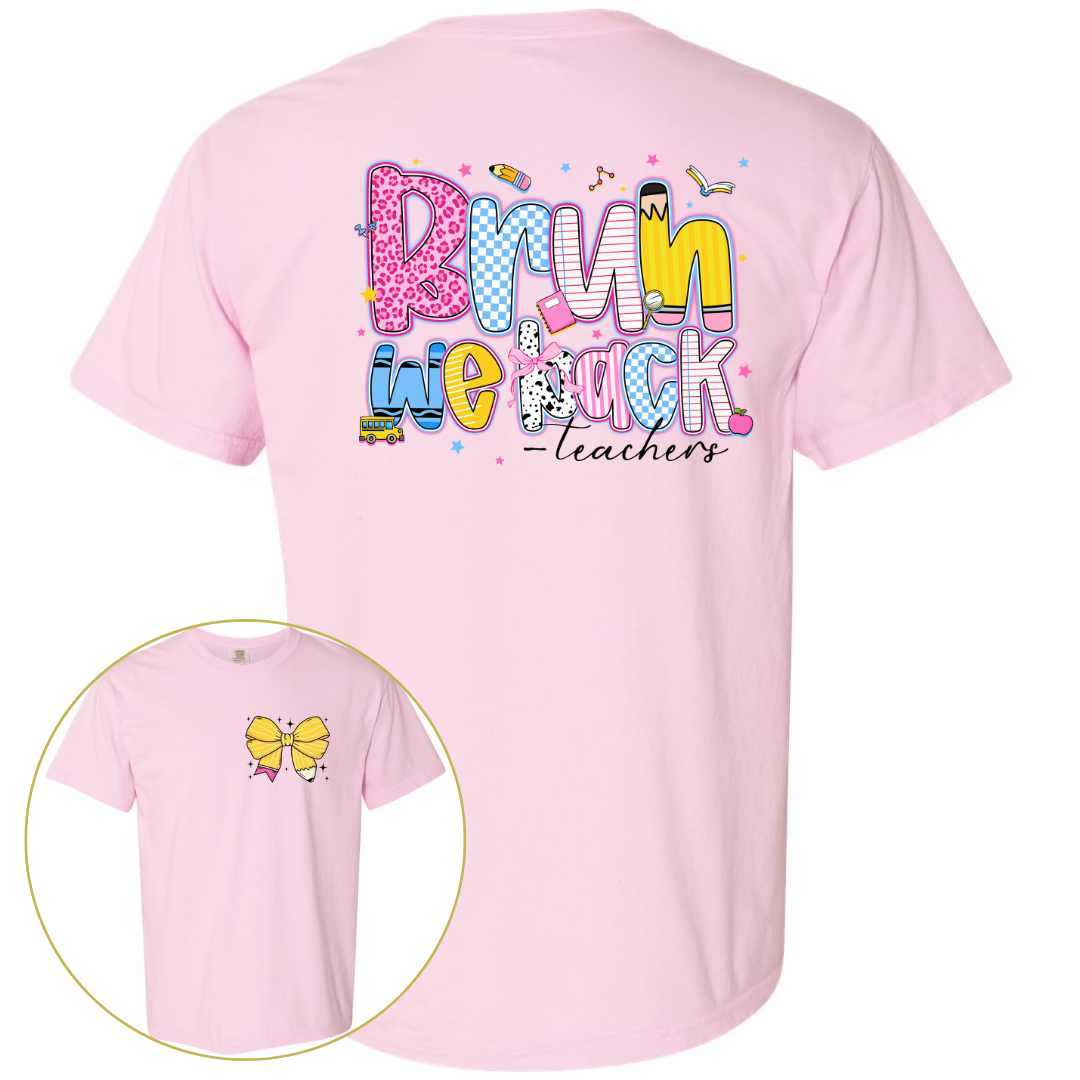 Bruh We Back Front and Back - Comfort Colors Bruh We Back Front and Back