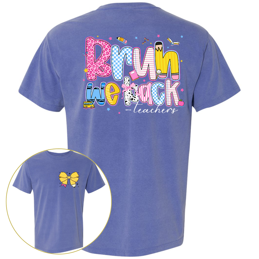 Bruh We Back Front and Back - Comfort Colors Bruh We Back Front and Back