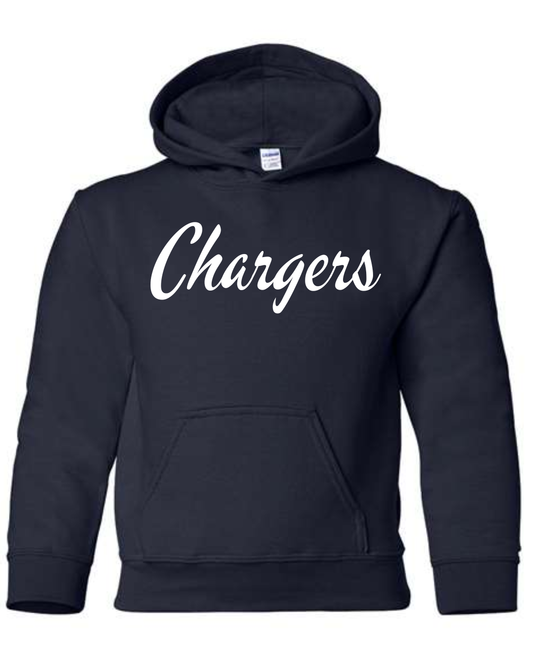 *New for 2026* Chargers Script Hoodie Multiple Colors