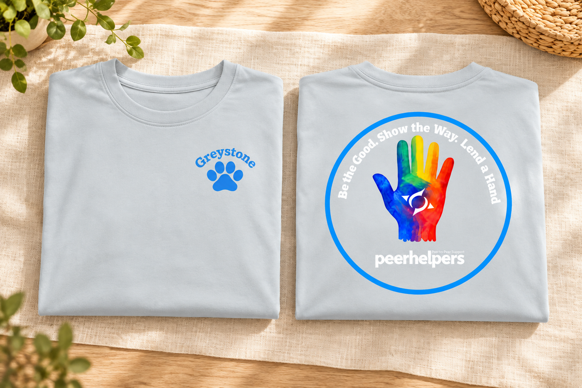 Greystone Elementary Peer Helpers Gray Long Sleeve Dri Fit