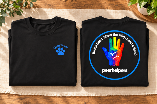 Greystone Elementary Peer Helpers Black Long Sleeve Dri Fit