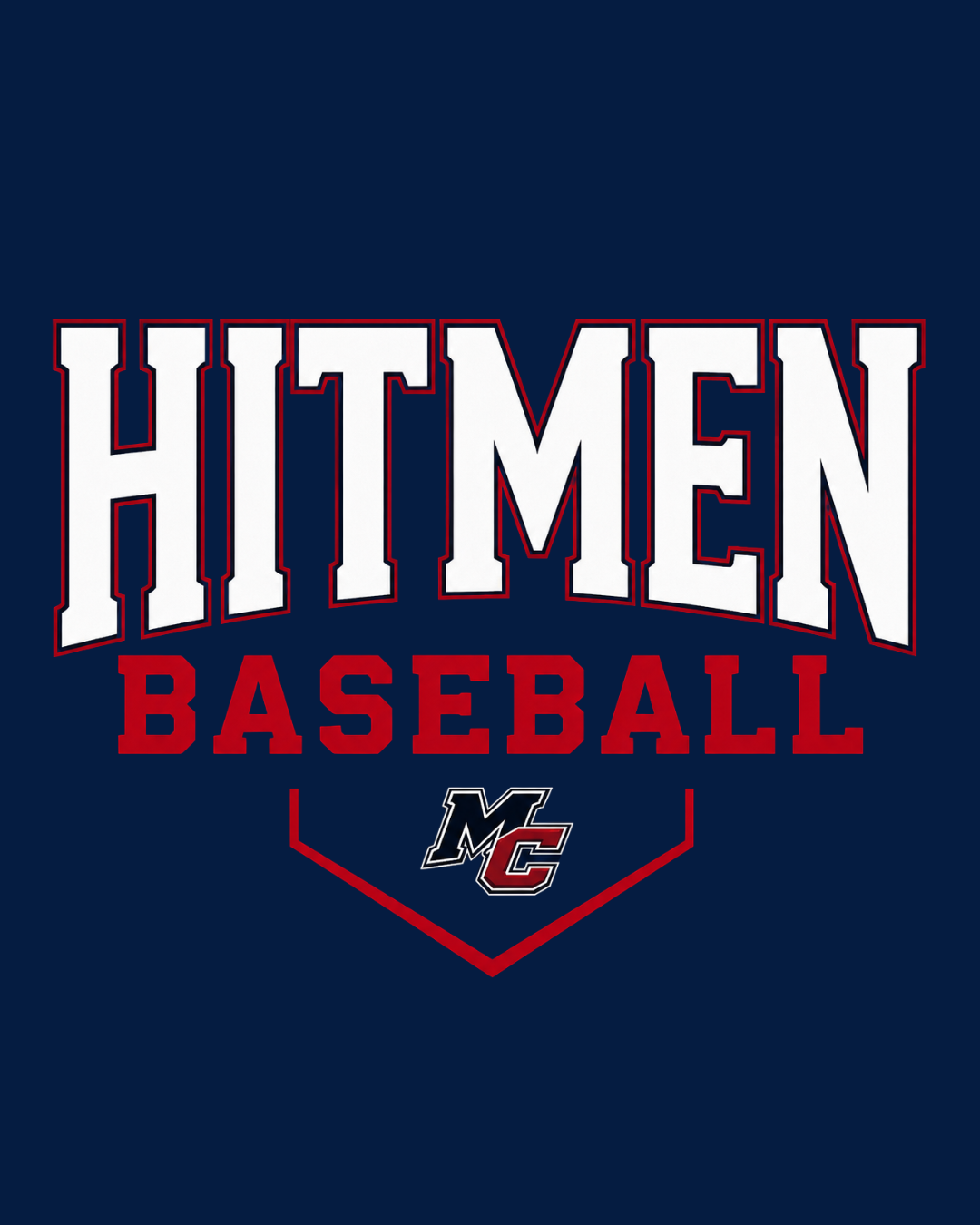 Hitmen Baseball Plate Collection (T-Shirt, Hoodies, Long Sleeve Poly, Etc.)
