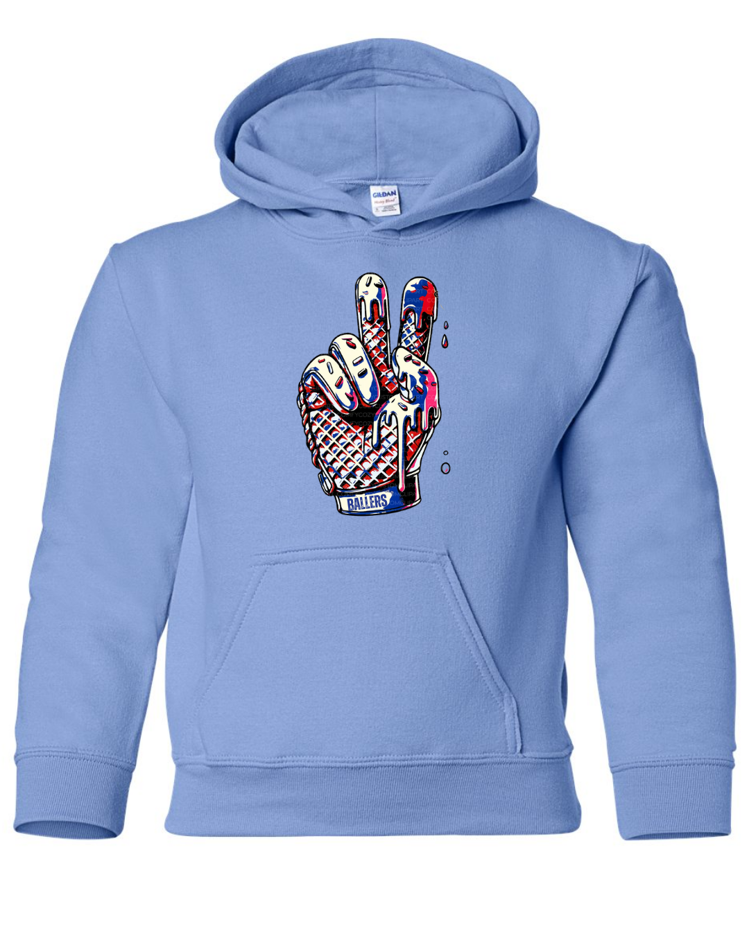 Columbia Blue Fleece Hoodie
