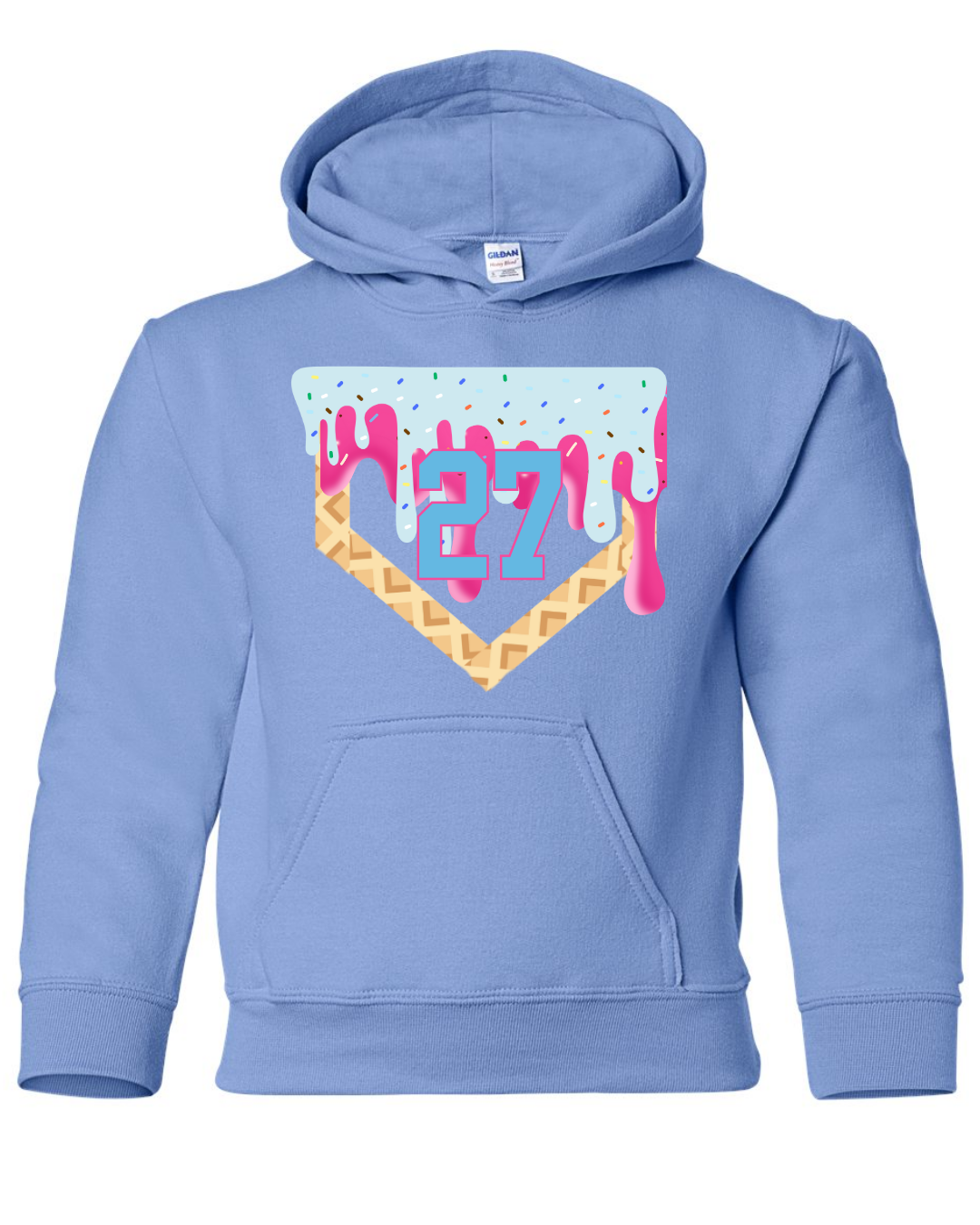 Columbia Blue Fleece Hoodie