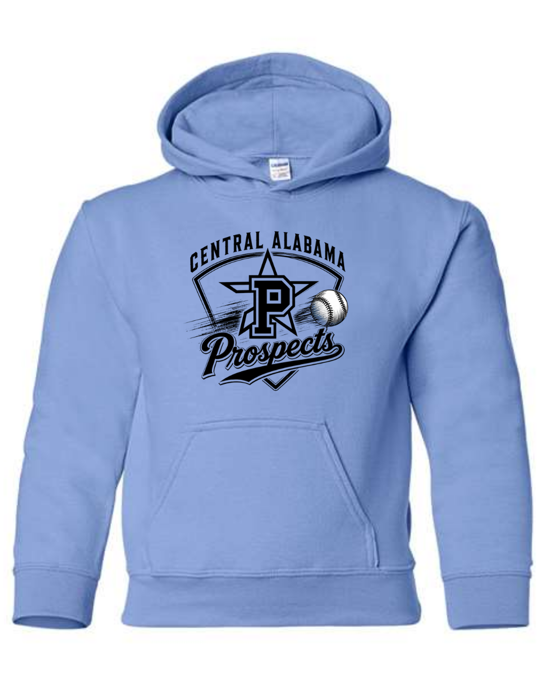 Multiple Carolina Blue Central Alabama Prospect Hoodies