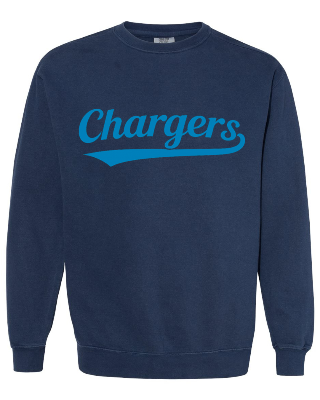 *New for 2026* Comfort Colors True Navy Script Sweatshirt