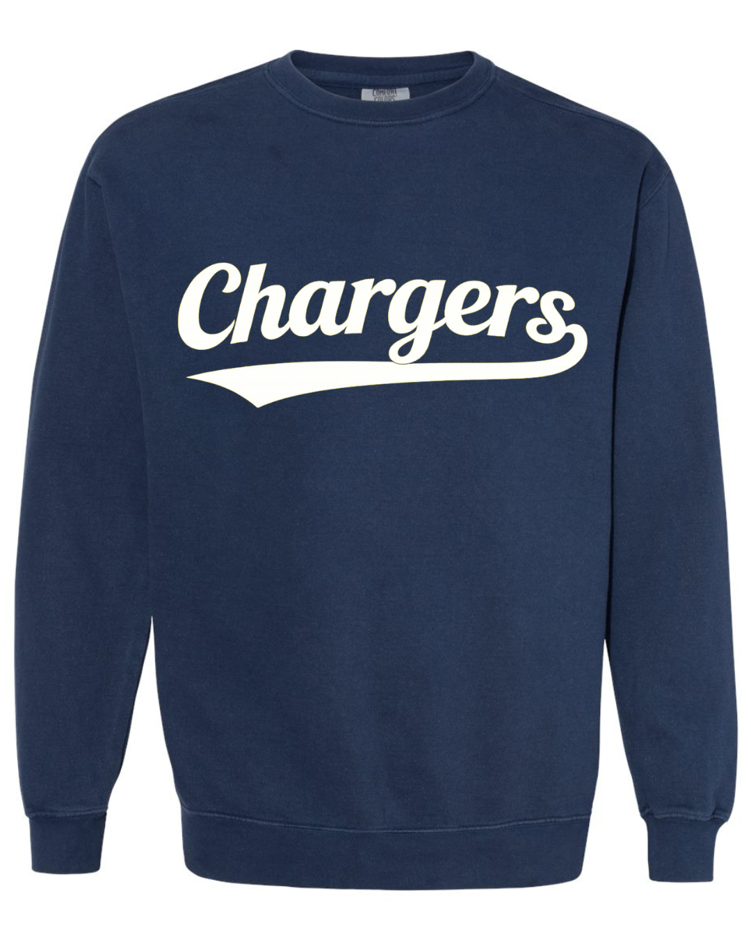 *New for 2026* Comfort Colors True Navy Script Sweatshirt