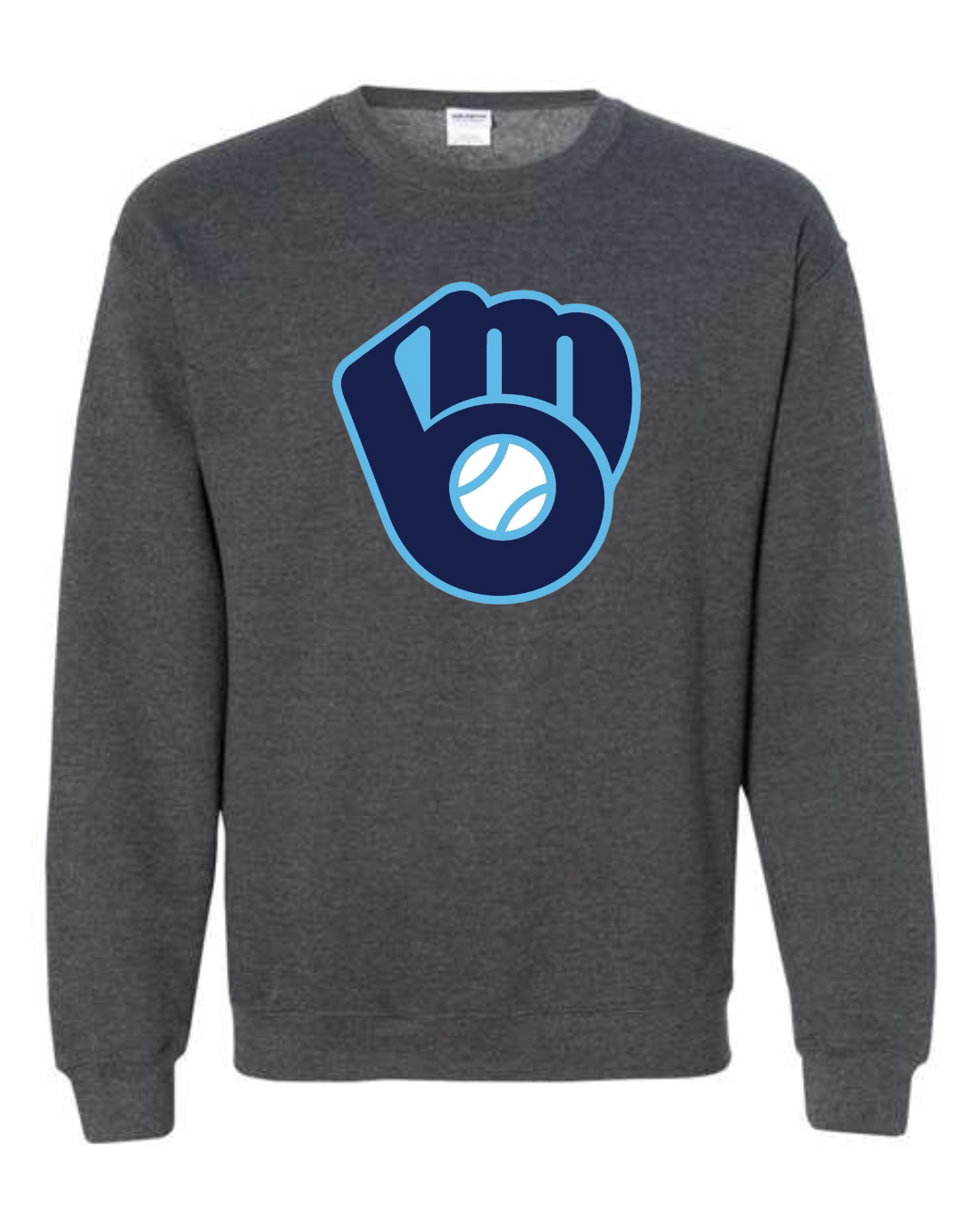 *New for 2026* Dark Heather Mad City Logo Crewneck