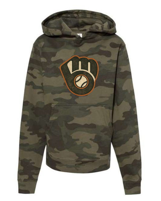 *New for 2026* Forrest Green Hoodie Rustic Logo