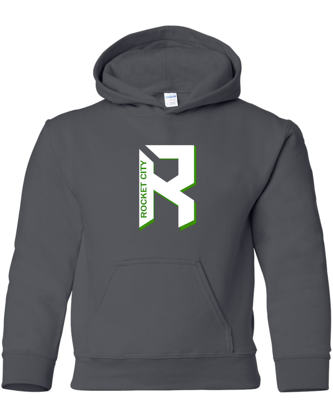 Green Rocket City "R" Hoodie Multiple Colors