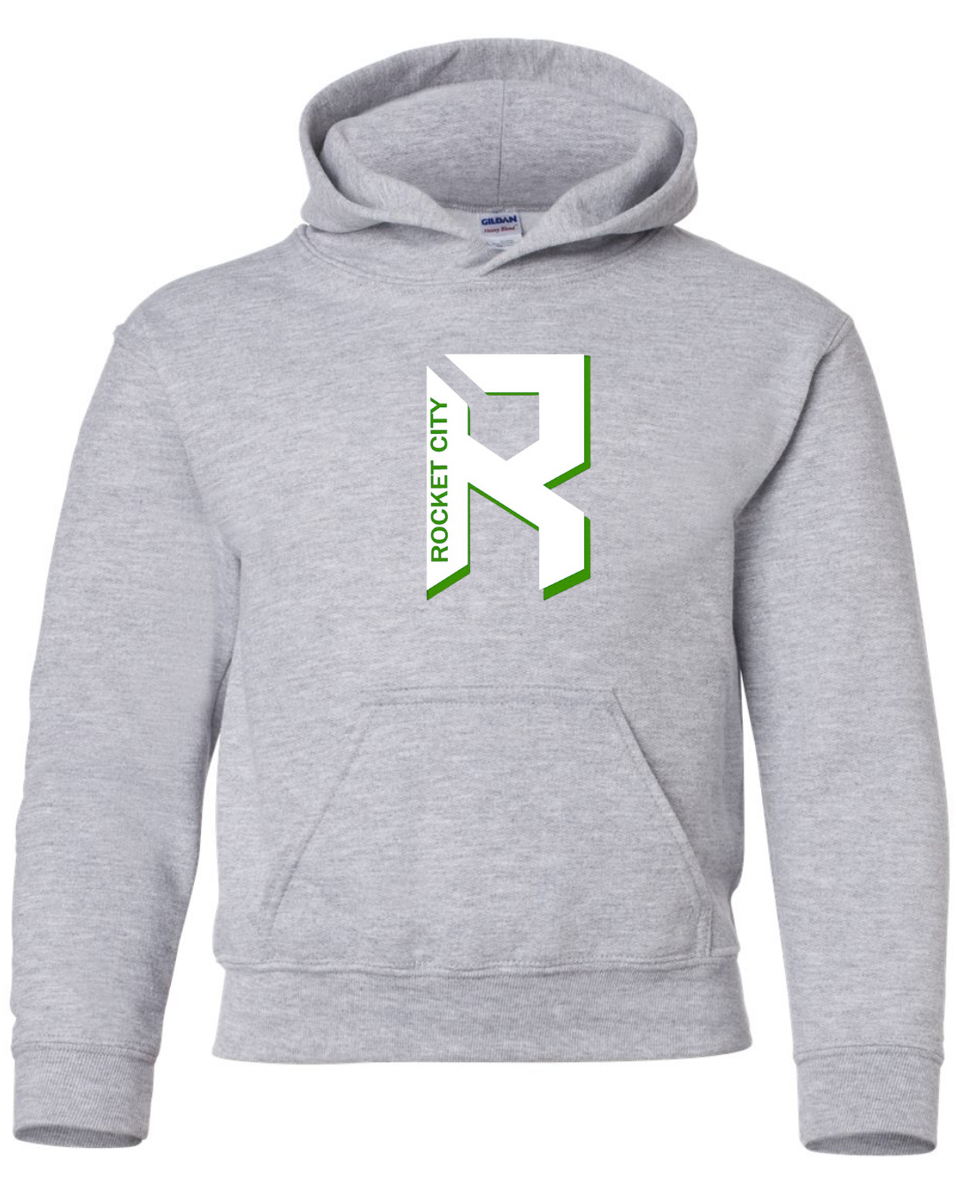 Green Rocket City "R" Hoodie Multiple Colors