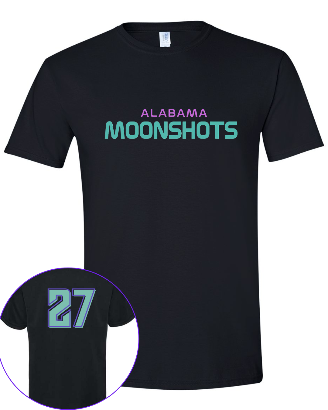 Black Numbered Back Multiple Designs