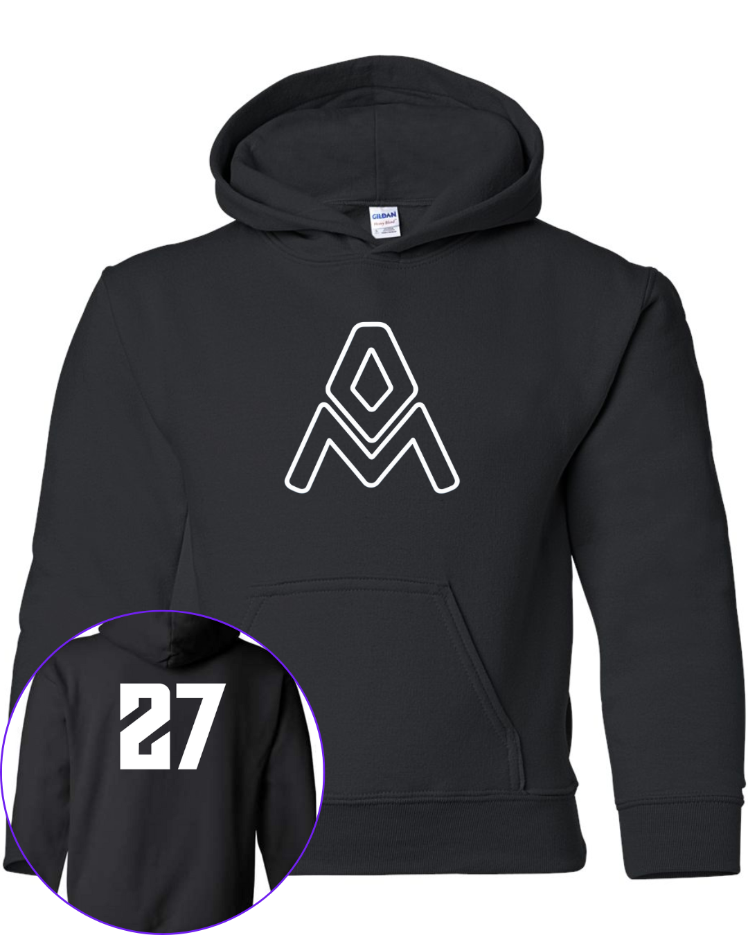 Black Numbered Back Multiple Designs