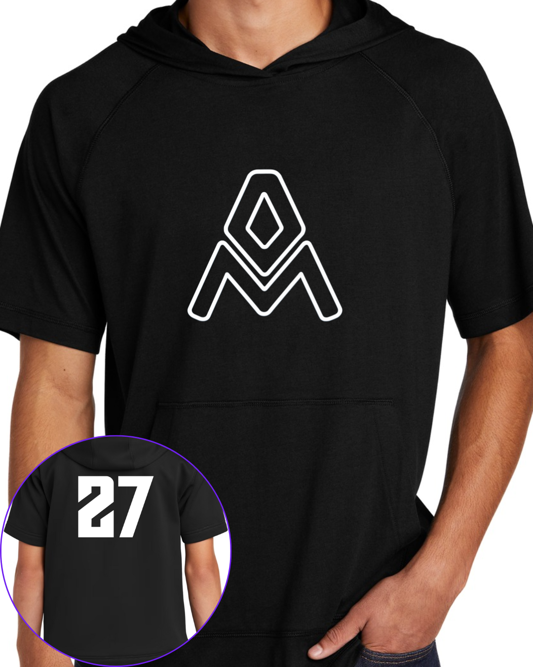 Black Numbered Back Multiple Designs
