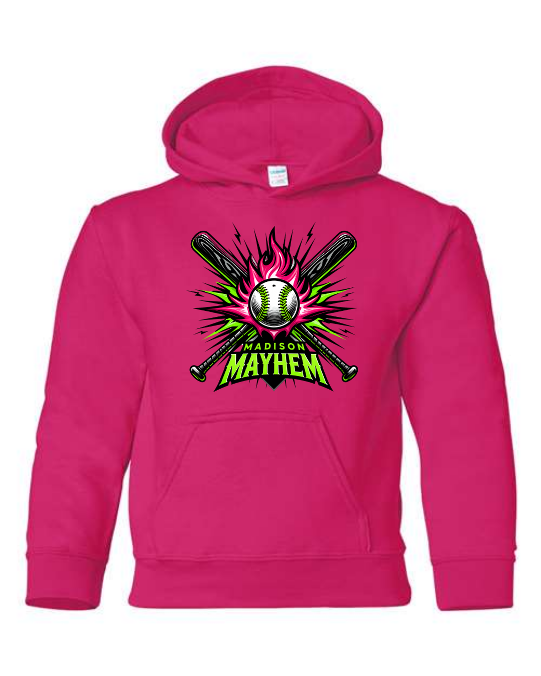 Logo Hoodies Black and Pink