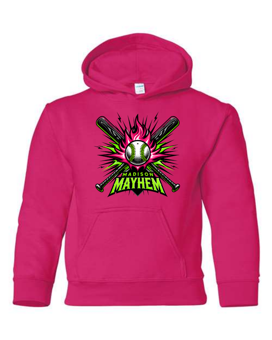 Logo Hoodies Black and Pink