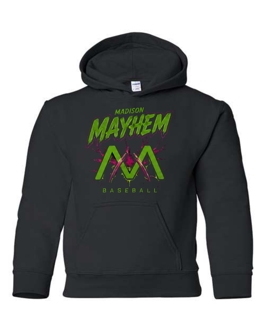 Mayhem Hoodie Black and Pink