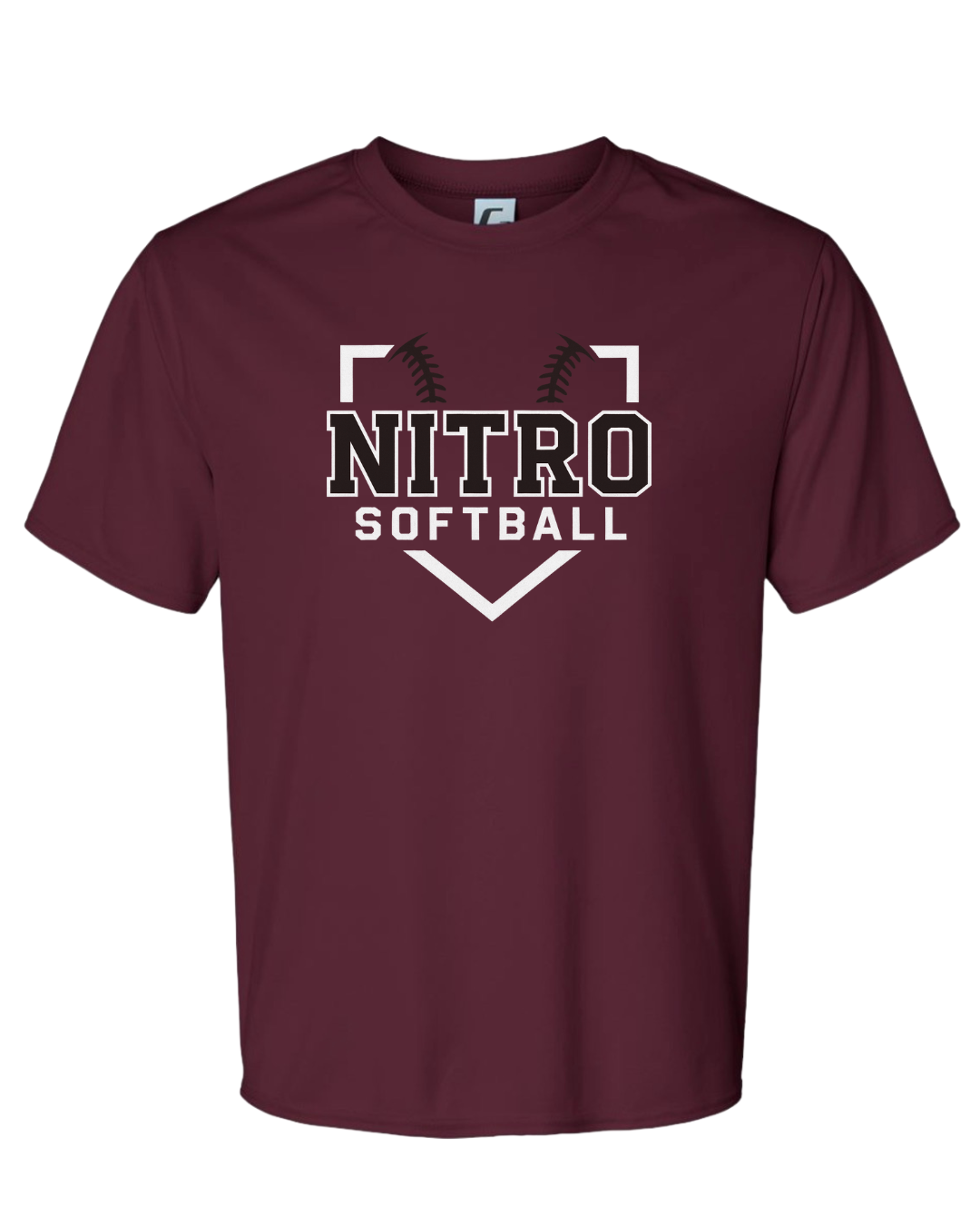 Nitro "Seems" Shirt (Black and Maroon)