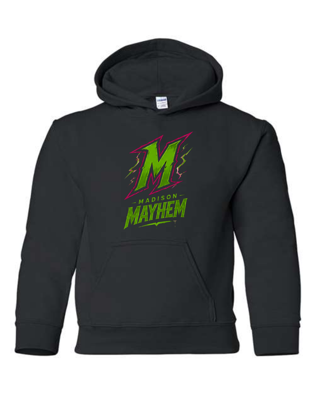 Mayhem M Hoodie Black and Pink