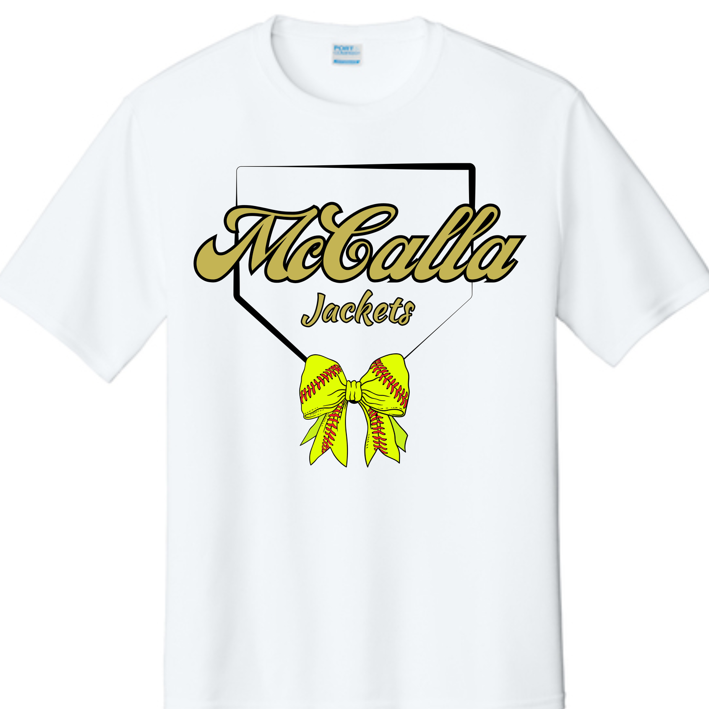 Dry Fit Jackets Softball Bow Shirt - Multiple Colors