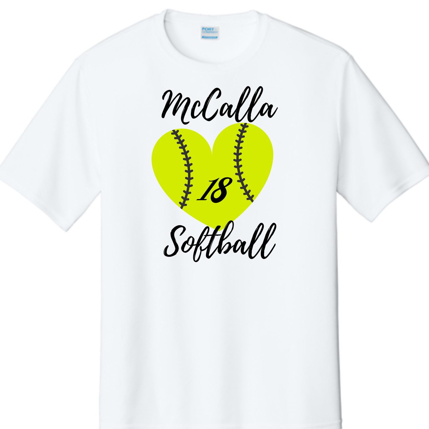Dry Fit Jackets Softball Custom Heart - Black / White / Gold