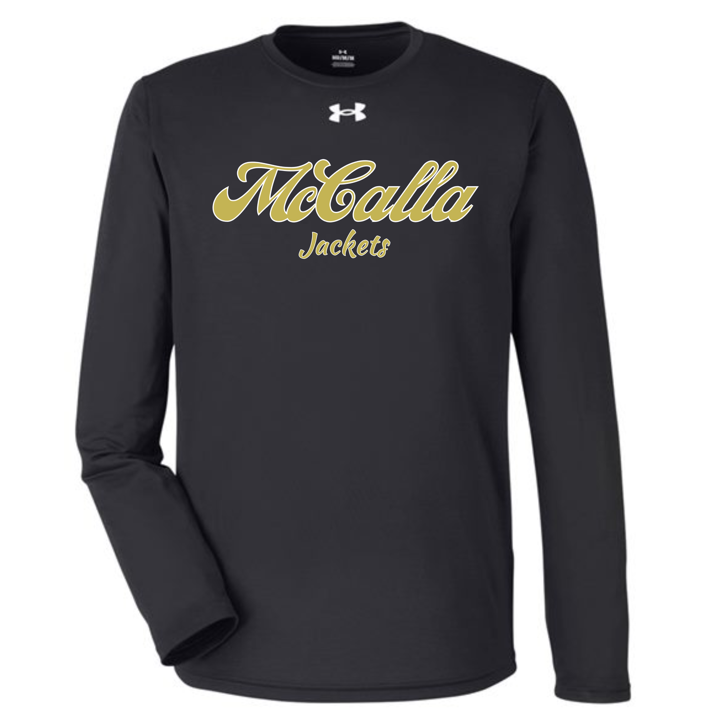 Under Armor Team Tech Black and White Long Sleeve