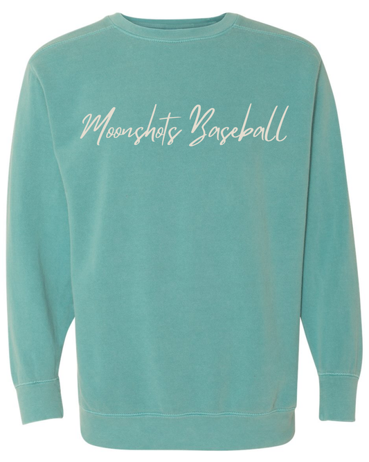 Chalky Mint or Pepper Comfort Colors Crewneck Script Shirt