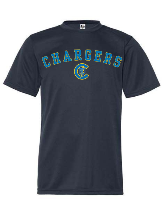 *New for 2026* Blocked Curved Chargers T Shirt