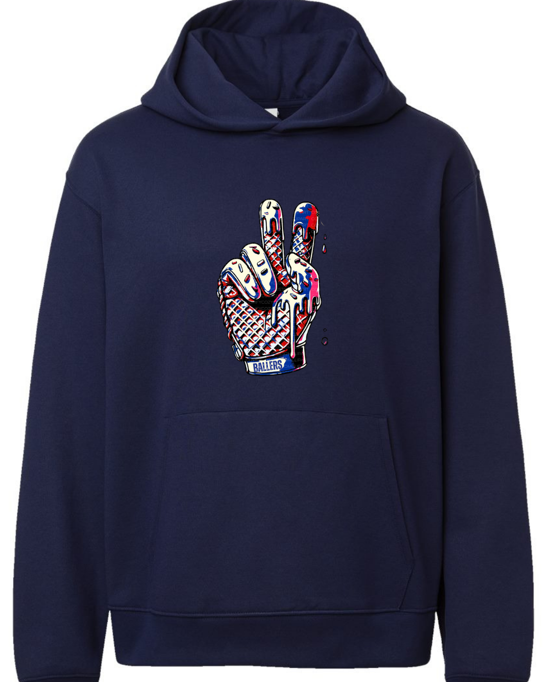 Navy Fleece Hoodie