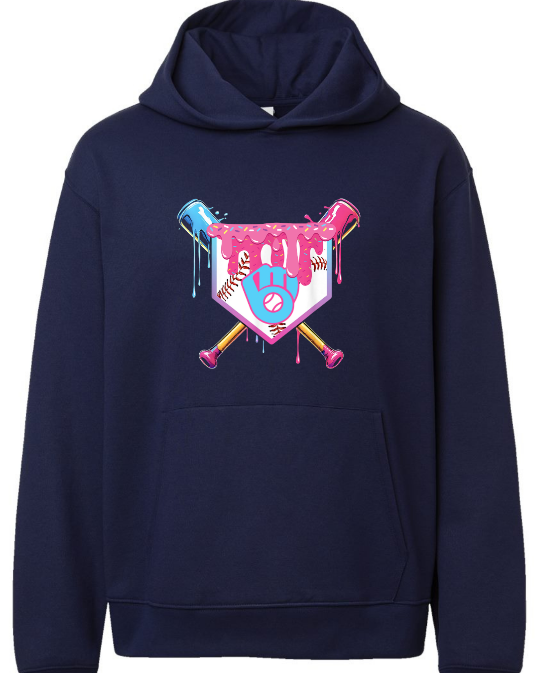 Navy Fleece Hoodie