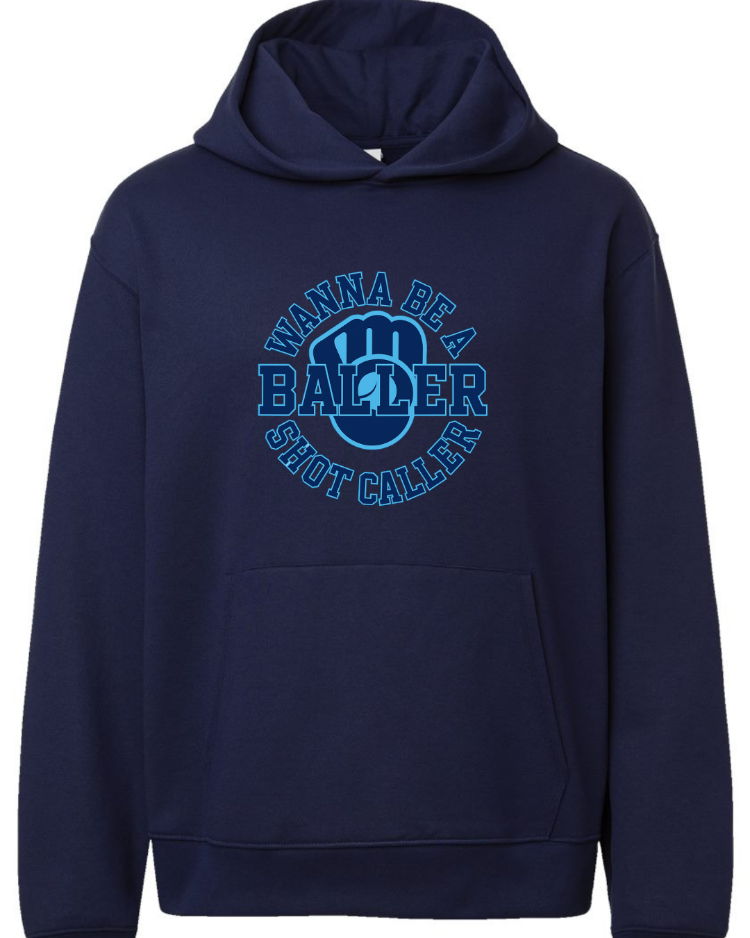 Navy Fleece Hoodie
