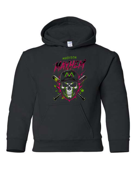 Mayhem Skull Hoodie (Black Only)