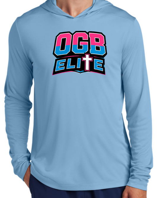 OGB Cross UV Poly Long Sleeve Hooded Shirt Multiple Colors