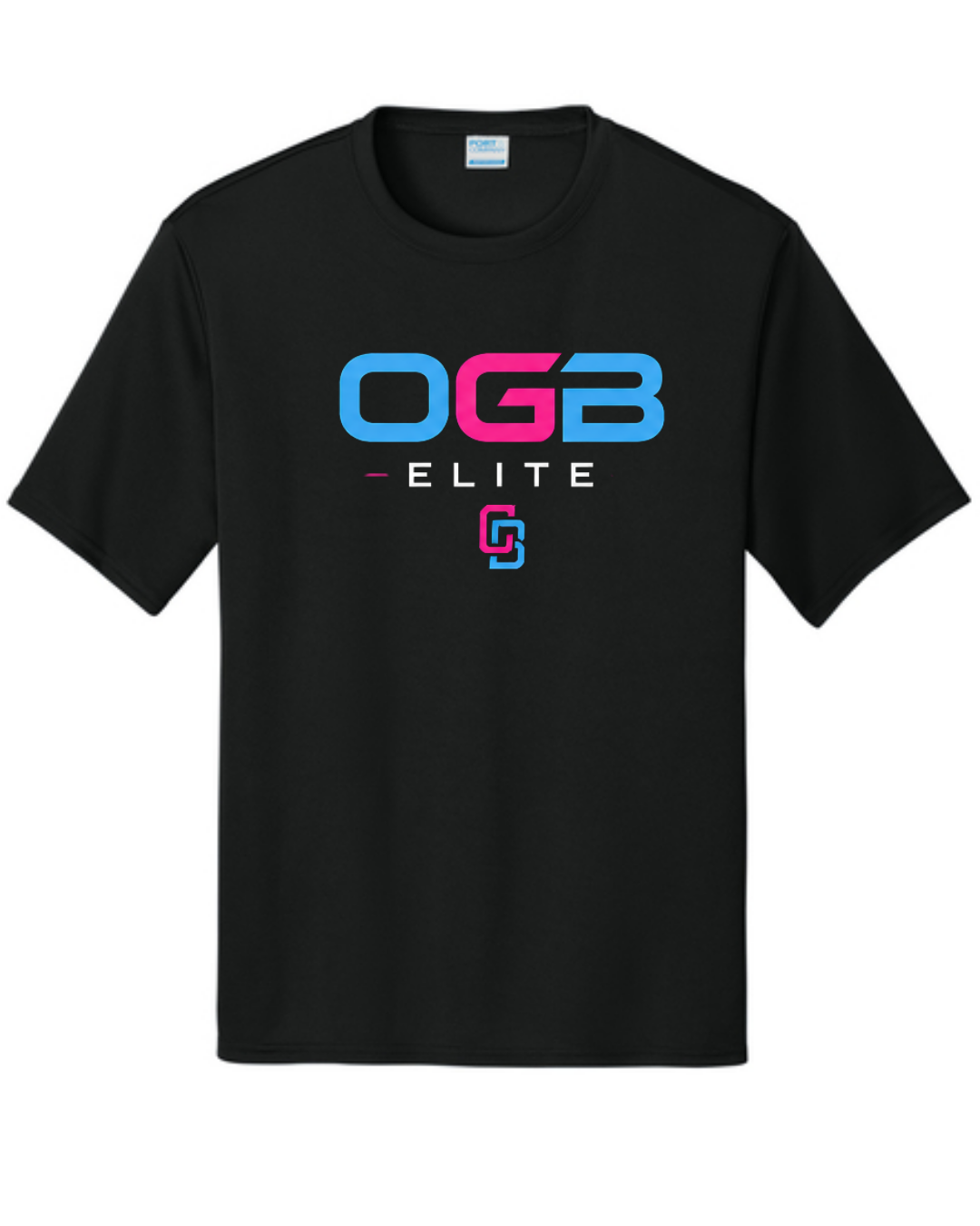 OGB Elite Shirt Black and Columbia Blue