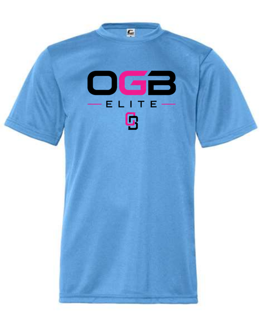 OGB Elite Shirt Black and Columbia Blue