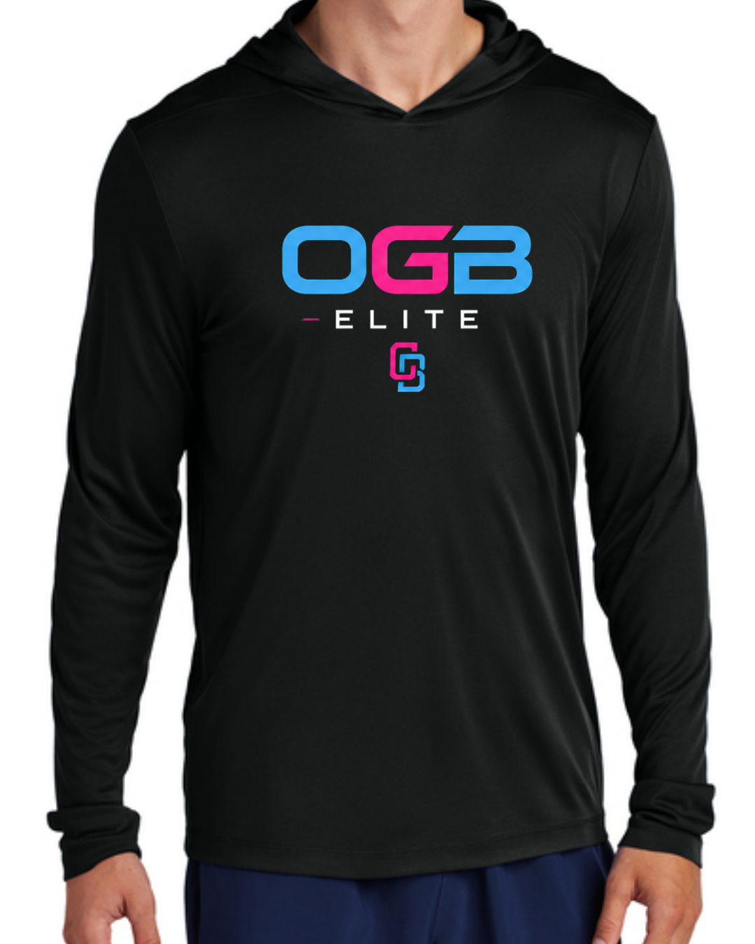 OGB Elite UV Poly Long Sleeve Hooded Shirt Multiple Colors