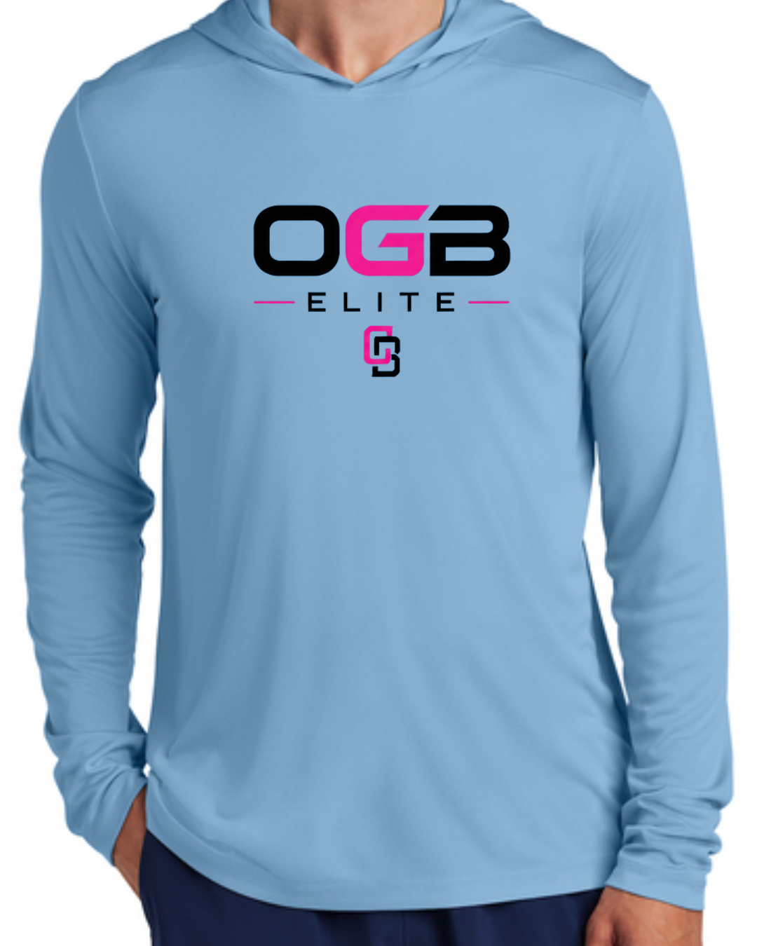 OGB Elite UV Poly Long Sleeve Hooded Shirt Multiple Colors