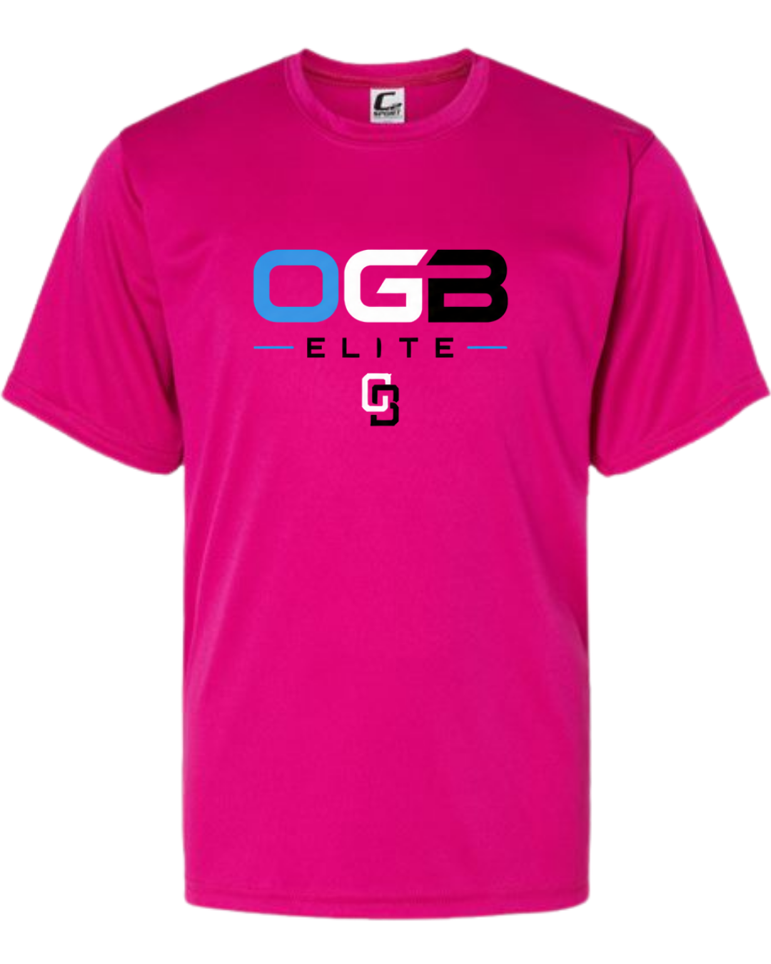 OGB Elite Shirt Black and Columbia Blue