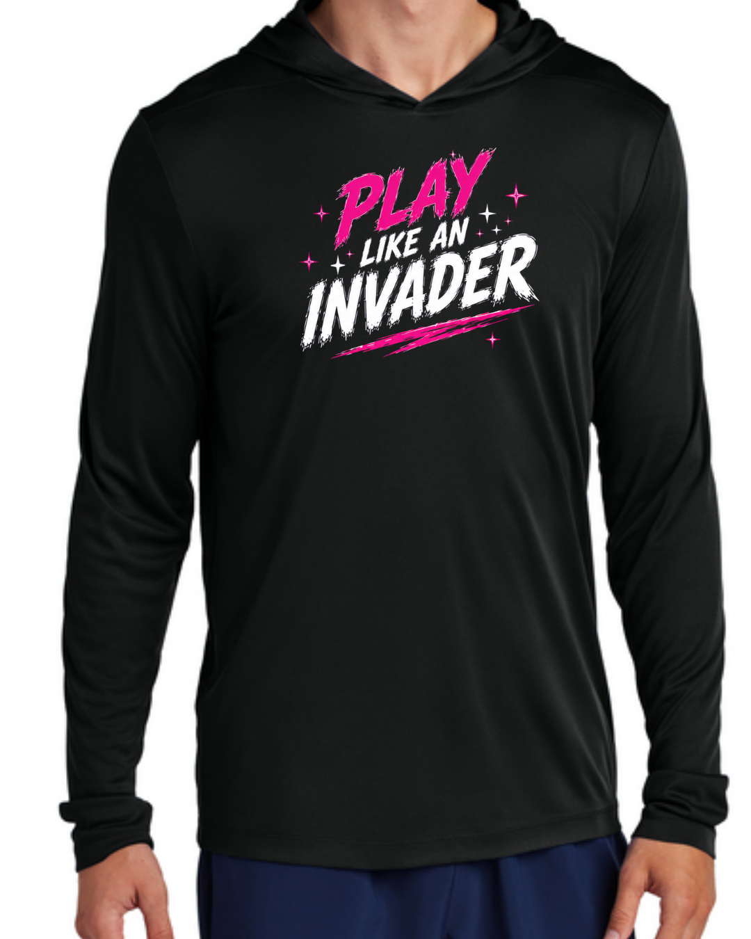 Base Invaders Multiple Colors and Designs UV Long Sleeve Poly Shirt