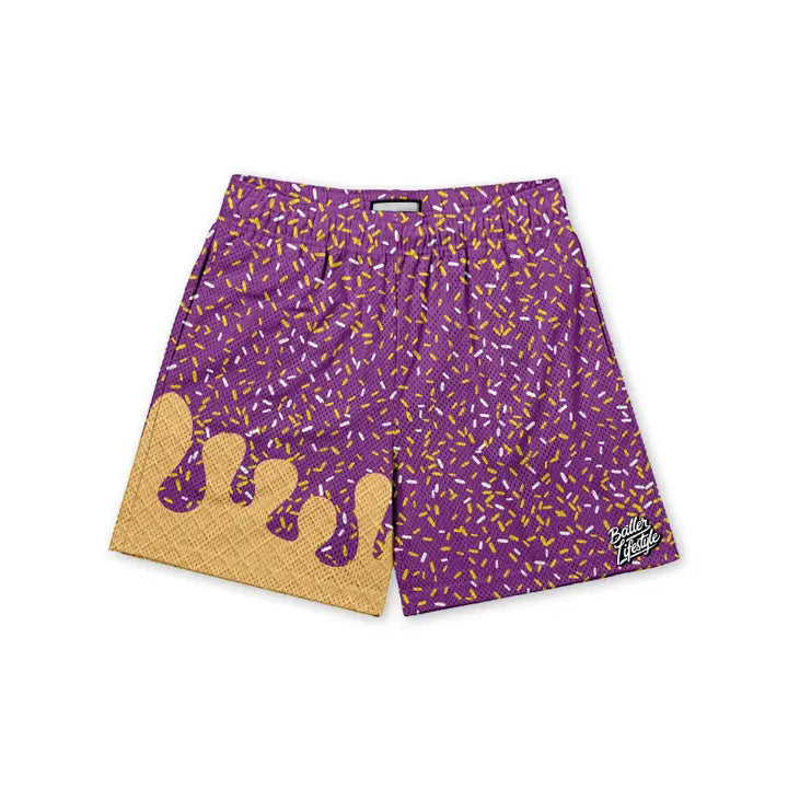 Click to See All - Youth Baseball Sprinkle Ice Cream Shorts - Multiple Colors