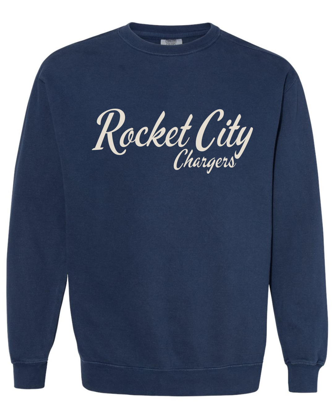 Comfort Colors Rocket City Chargers Crewneck