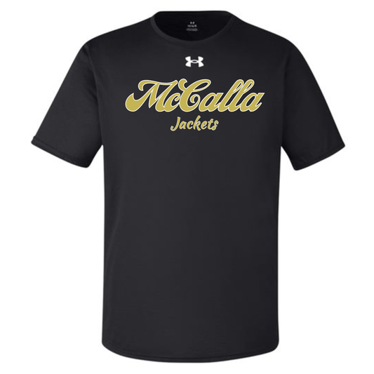Under Armor Black / Gold / White Team Tech Short Sleeve