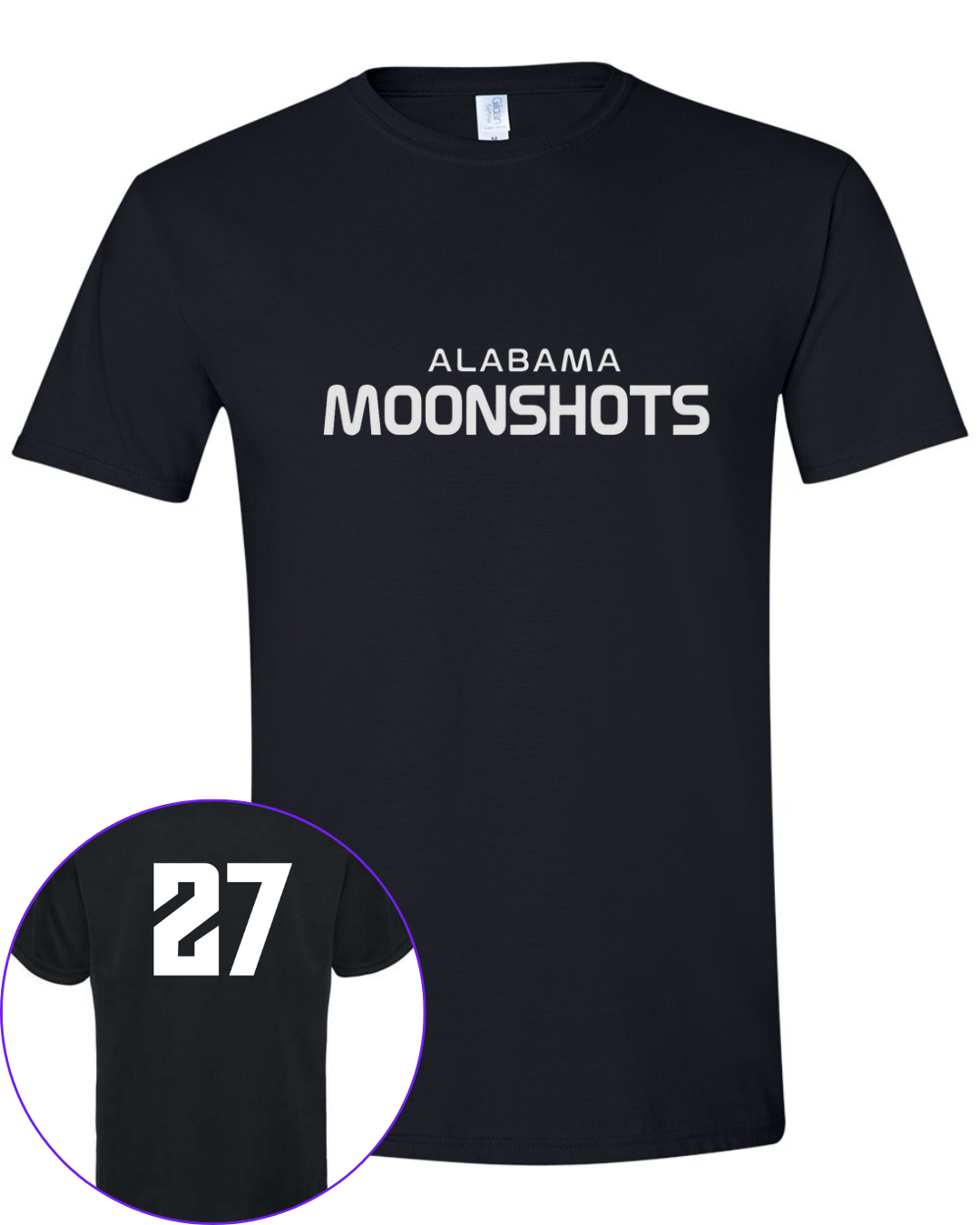 Black Numbered Back Multiple Designs